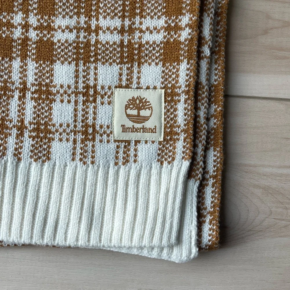 TIMBERLAND Scarf OS Wheat Plaid